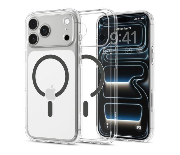 Spigen Ultra Hybrid MagSafe do iPhone 18 Pro/17 Pro (clear graphite - 1586385 - zdjęcie